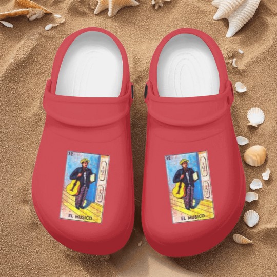 Discover El Musico Mexican Loteria Bingo Card Nurse Clogs