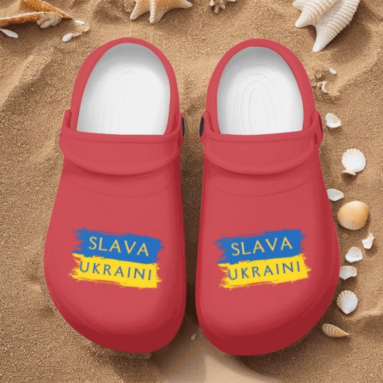 Discover Slava Ukraini Ukraine Flag Nurse Clogs
