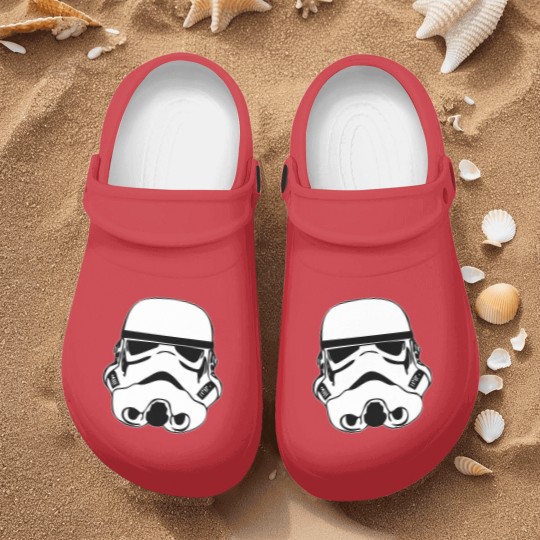 Discover illustration Stormtrooper Drawing Stencil stormtrooper white face star Nurse Clogs