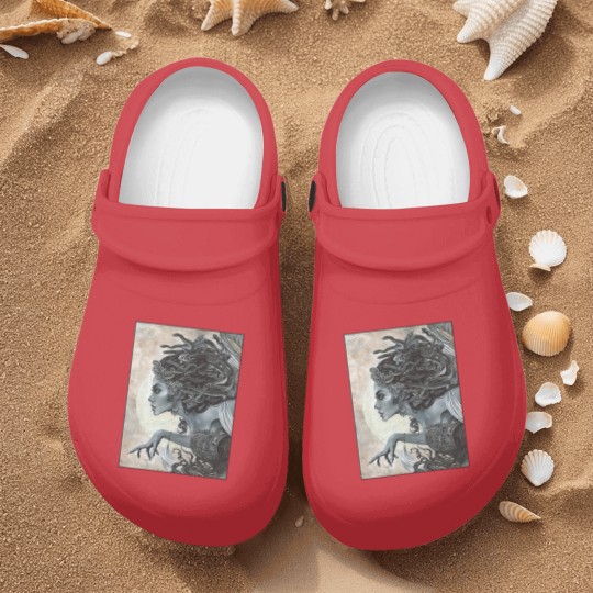 Discover Medusa Graphic Nurse Clogs
