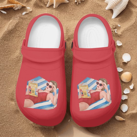 Discover Beach Read by Emily Henry book Nurse Clogs | Super soft cotton bookish Nurse Clogs