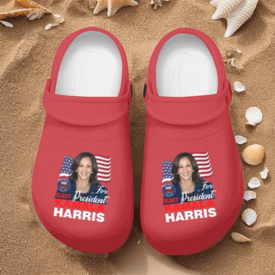 Discover KAMALA HARRIS FOR PRESIDENT Nurse Clogs