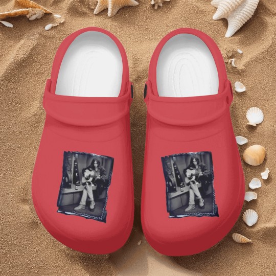 Discover Neil Young // Short Sleeve Nurse Clogs