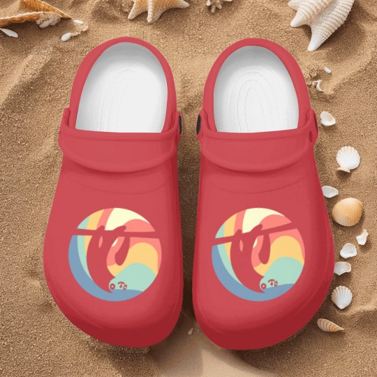 Discover Sloth Vintage Circle Nurse Clogs