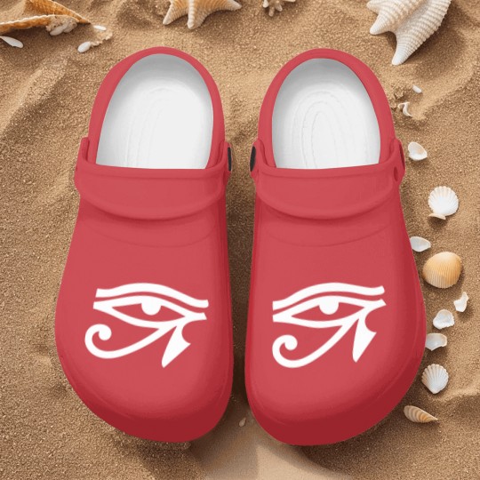 Discover Eye Ra Horus Black Nurse Clogs