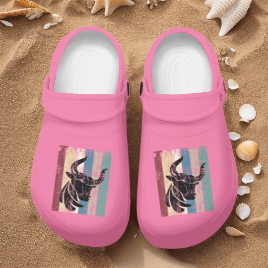 Discover Taurus Vintage Taurus Gift Idea Retro Distressed Nurse Clogs