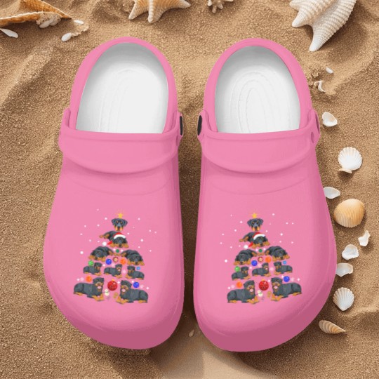 Discover Funny Christmas Rottweiler Dog Nurse Clogs , Rottweiler Dog