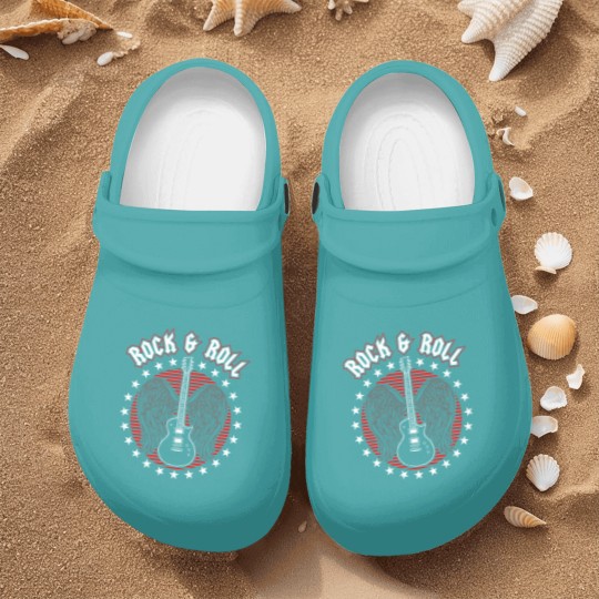 Discover Rock and Roll Rock 'n Roll Music Concert Nurse Clogs