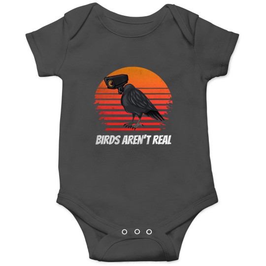 Discover Vintage Birds Arent Real Bird Watching Onesies