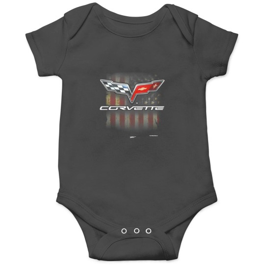 Discover C6 Logo & American Flag Shirt -  C6 Onesies