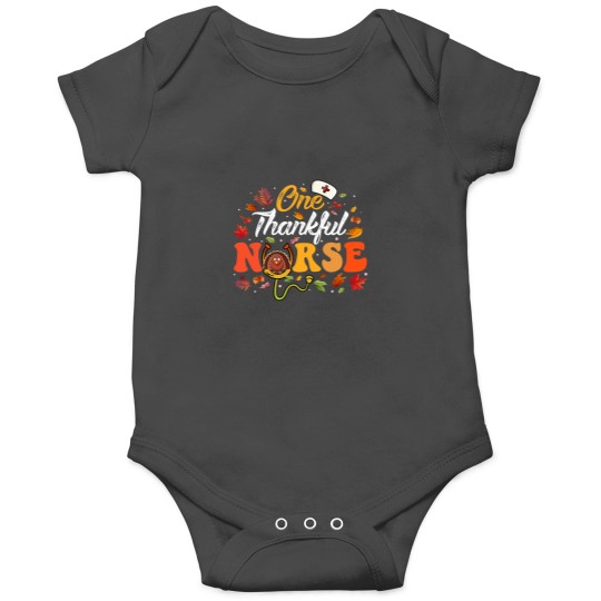 Discover One Thankful  Stethoscope Turkey Autumn Onesies