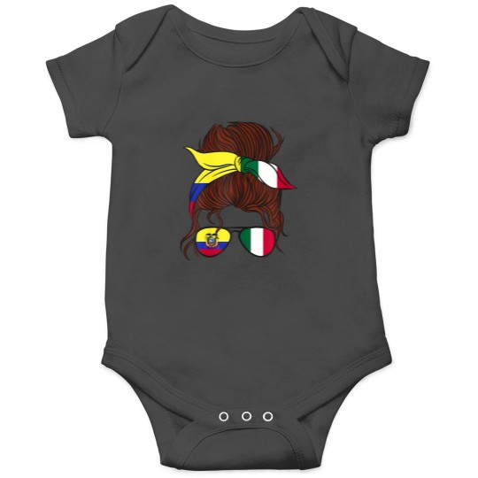 Discover ecuador and italy mix half ecuadorian half italian Onesies