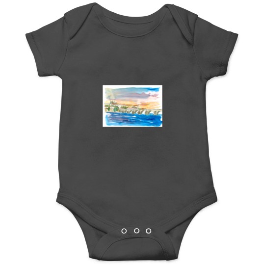 Discover Charles Bridge And Prague Castle View with Hradcin Onesies