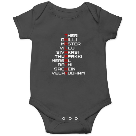 Discover Vijay Thalapathy Tamil Movies Onesies