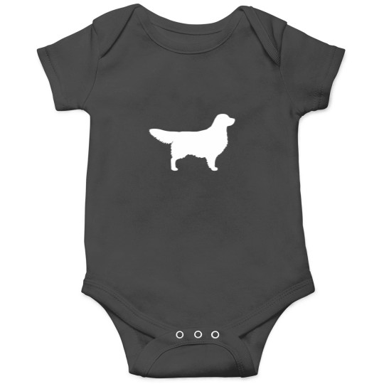 Discover White Golden Retriever Silhouette Onesies