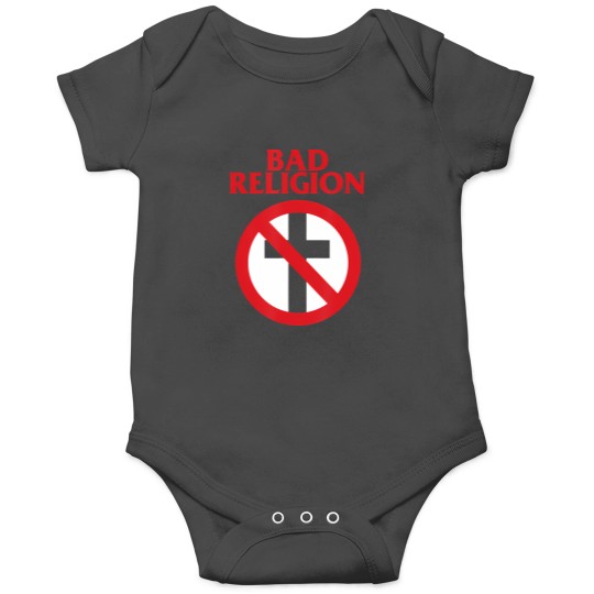 Discover Bad Religions crossbuster punk logo t  merch Onesies