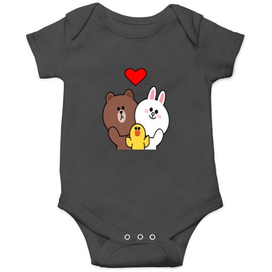 Discover Brown bear cony bunny rabbit duck we love you Onesies