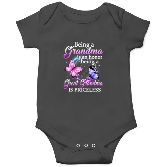 Discover being a grandma is an honor being a great grandma t Onesies