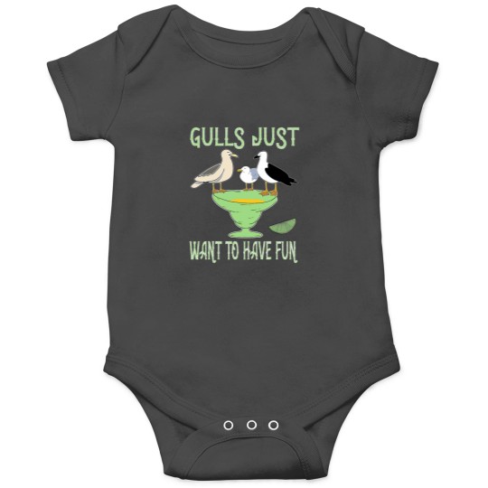 Discover Gulls Just Want to Have Funny Summer Party Women Apparel Onesies