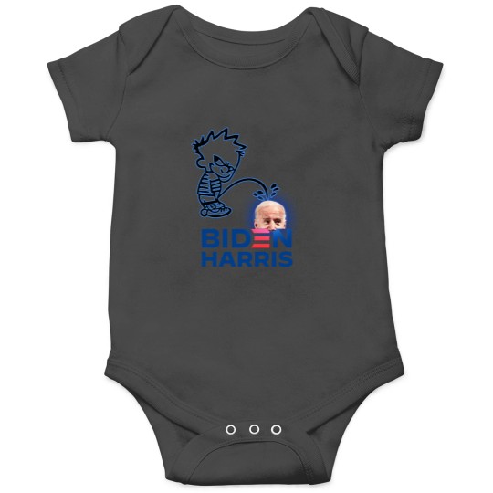 Discover Calvin peeing Bidens head funny no biden Onesies