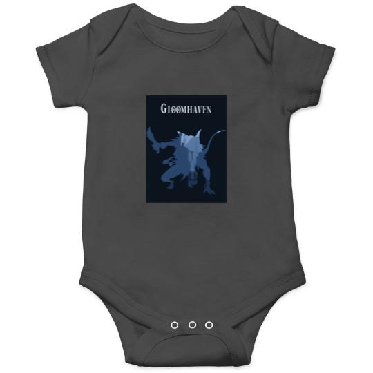 Discover Gloomhaven Mindthief-Minimalist Silhouette Style-Board Game Art Onesies