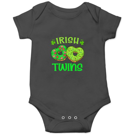 Discover irish twins funny donut stpatrick's day irish ancestry 2024 t Onesies