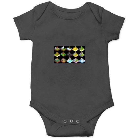 Discover Polytopia Tribe Cities Pattern Onesies