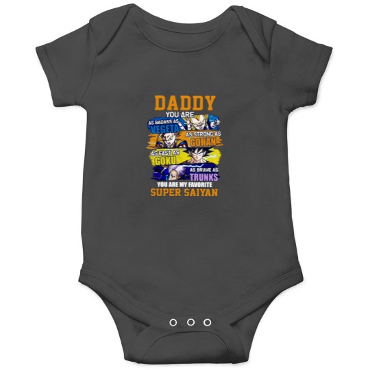 Discover Daddy Super Saiyan Dragon Ball Z Onesies