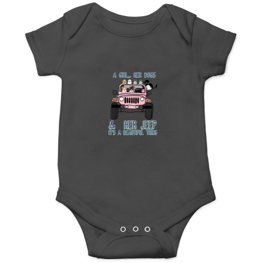 Discover A Girl and her-Jeep--It's a Beautiful Thing Onesies