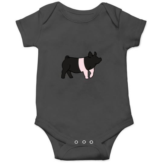 Discover Hampshire Show Pig Sticker Onesies