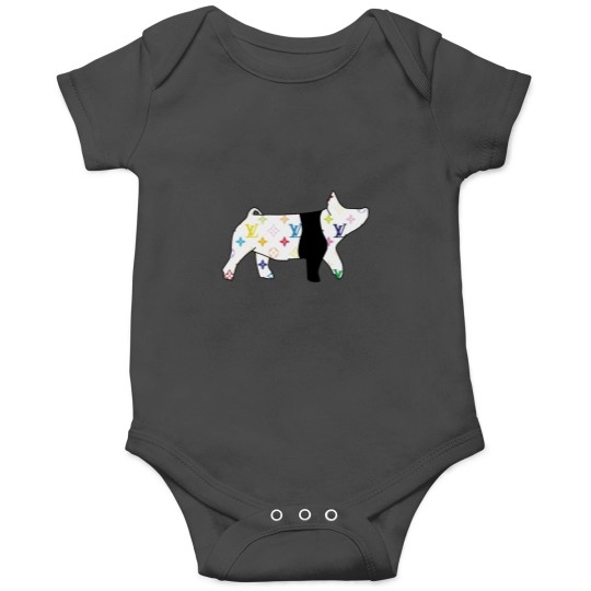 Discover Designer show pig Sticker Onesies