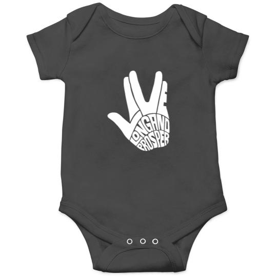 Discover Star Tre'k Live Long and Prosper White Onesies