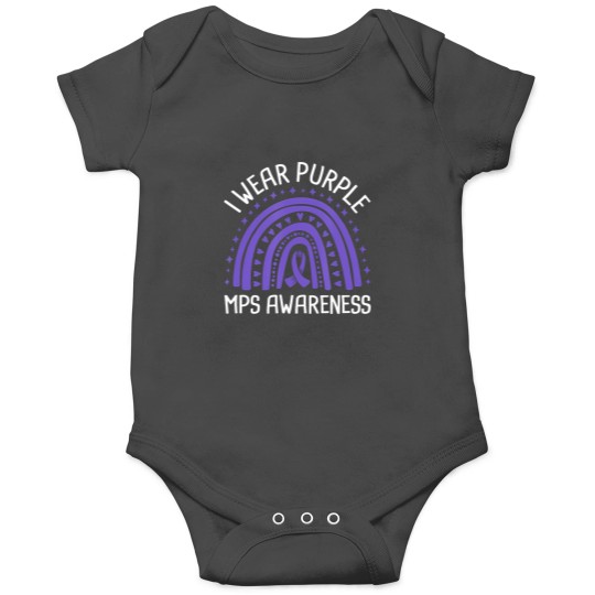 Discover i wear purple mps awareness Onesies