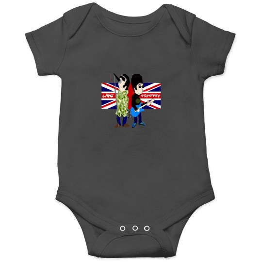Discover Brit Rock Gods Noel and Liam Gallagher Oasis Live Forever Onesies