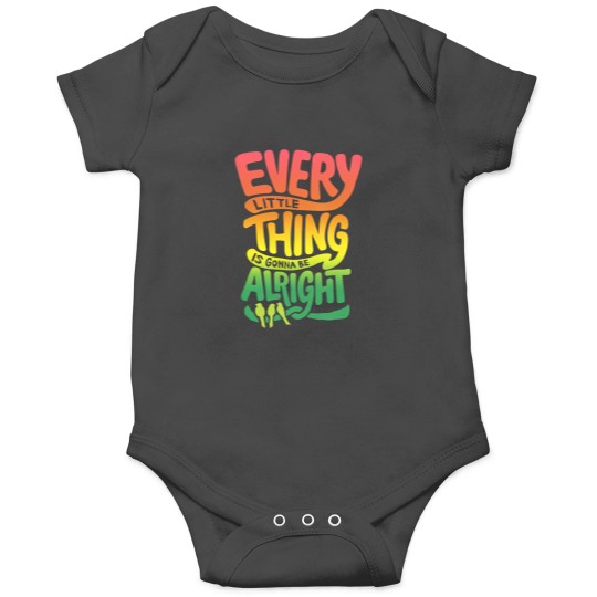 Discover 90s Bob Marley Every Little Thing Is Gonna Be Alright Vintage T shirt Onesies