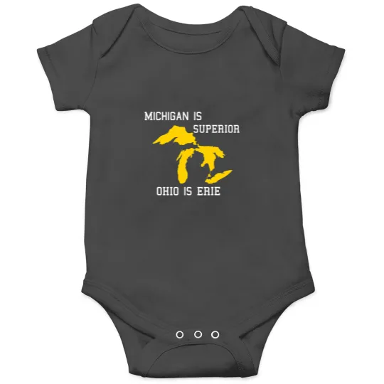 Discover michigan is superior, ohio is erie Onesies