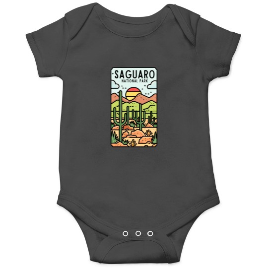 Discover Saguaro National Park Illustration Acidgvrl Onesies