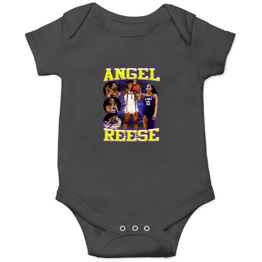 Discover Angel Reese purpleT-Shirt Onesies