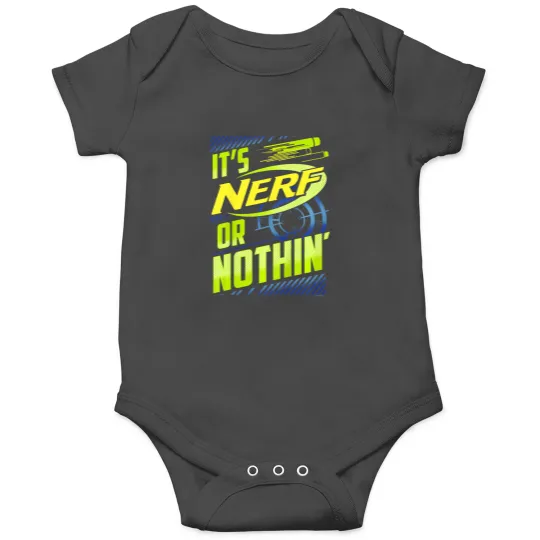 Discover s nerf it's nerf or nothin' vintage bullseye logo Onesies