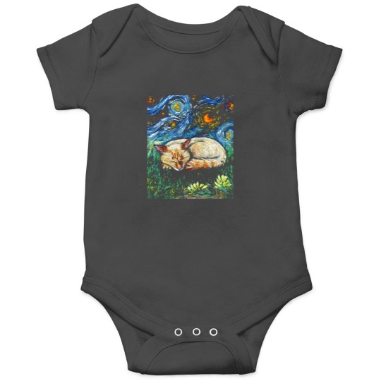 Discover Sleepy Flame Point Siamese Night Onesies