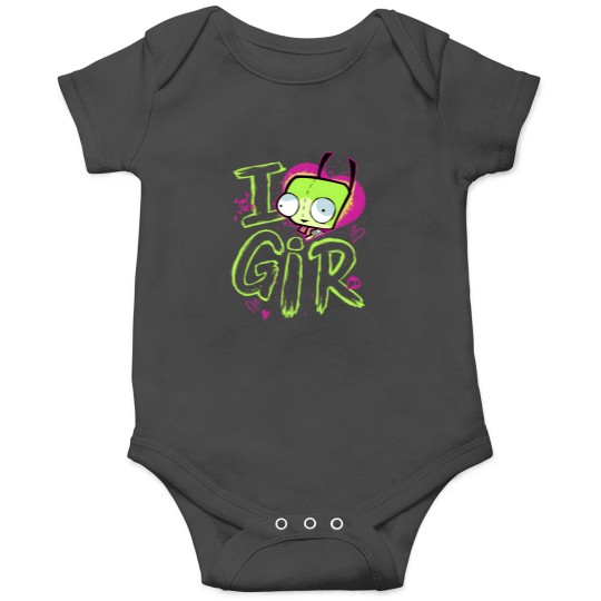 Discover invader zim valentine's day i love gir t Onesies