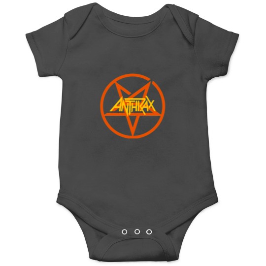 Discover anthrax band rock meta-best-of logo Onesies
