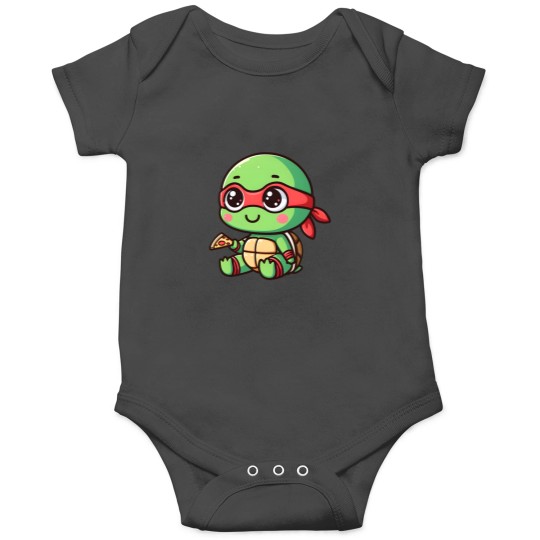 Discover TMNT Ninja Turtles Cute Baby Raphael with pizza Onesies