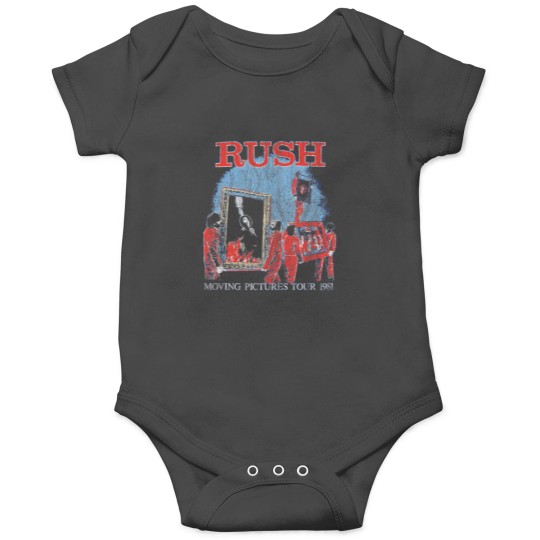 Discover rush moving pictures tour rock music band Onesies