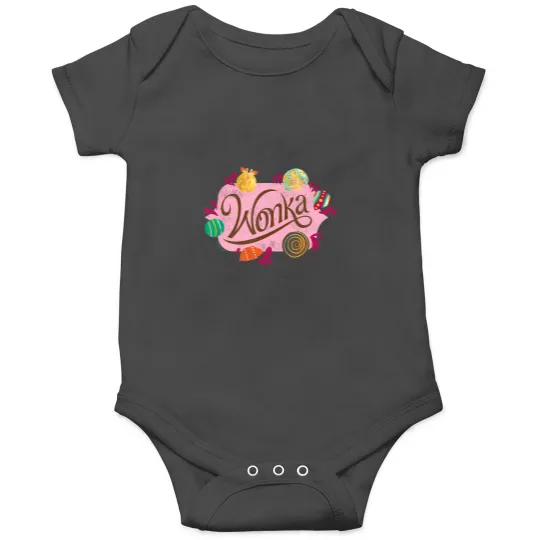 Discover wonka logo candy Onesies