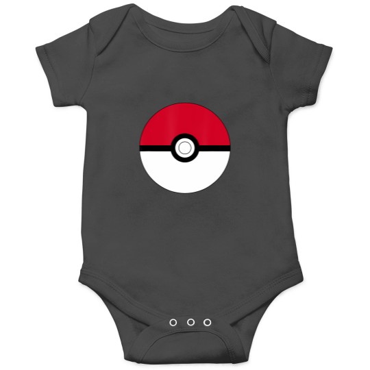 Discover pokã©mon pokã© ball vintage red white logo Onesies