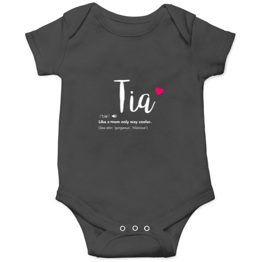 Discover tia like a mom only cooler aunt aunty t Onesies