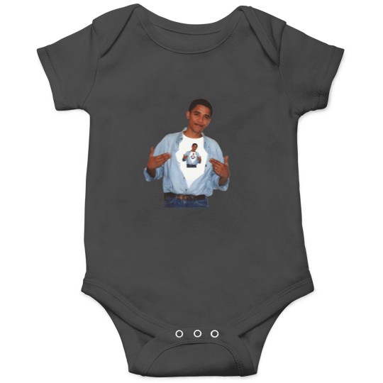 Discover Obama Onesie Featuring Obama in Obama Tee Multiple Times