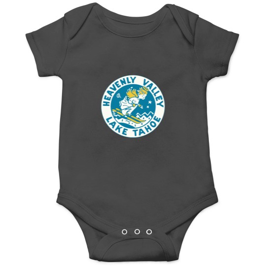 Discover Heavenly Valley Lake Tahoe Vintage Travel Decal Onesies