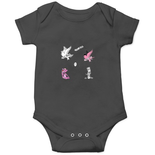 Discover Lil Peep Tattoo Pack Compilation Design 3 Onesies